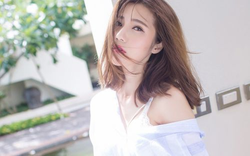 白咲碧在服装店卖衣服场景